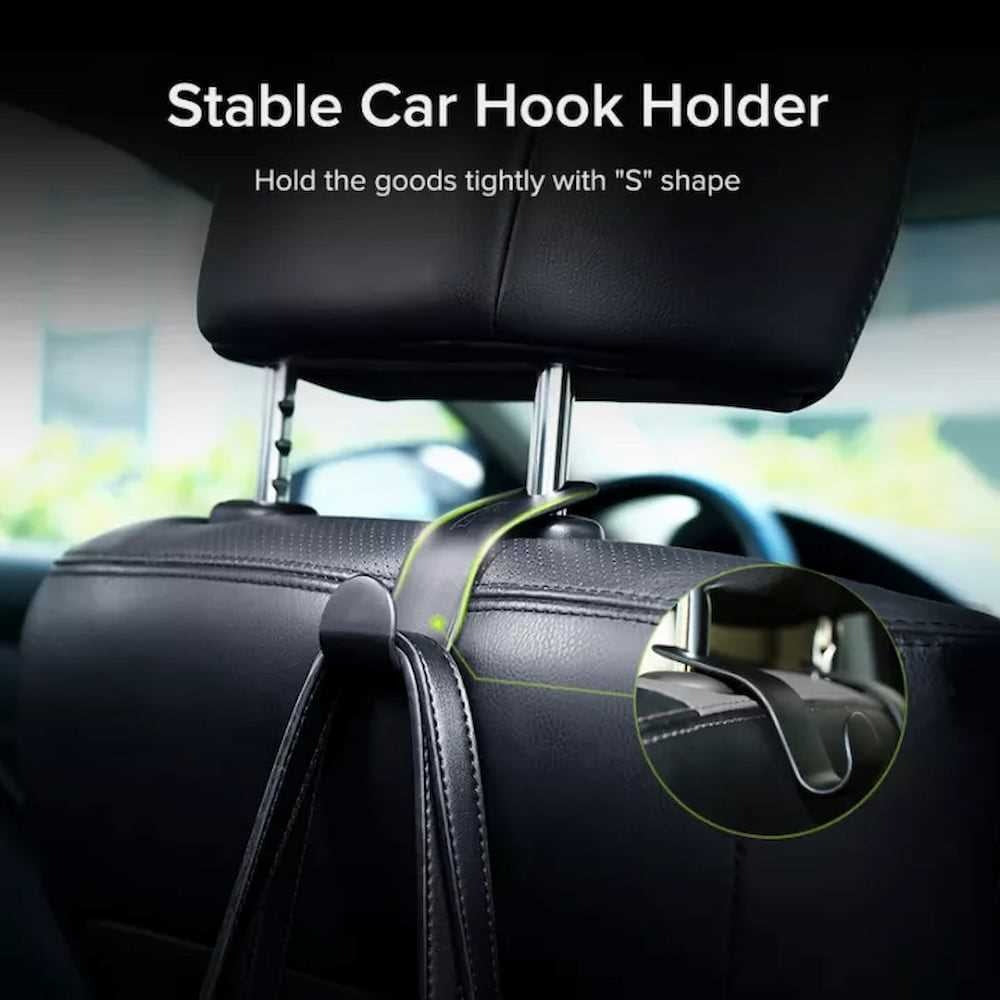 UGREEN 30337 CAR SEAT HANGER BLACK - Image 4