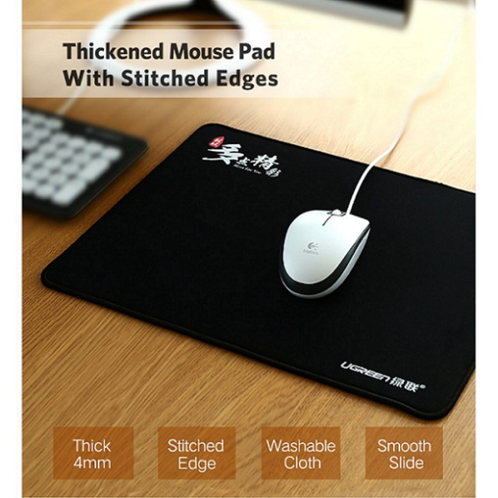 UGREEN 40405 MOUSE PAD BLACK - Image 2