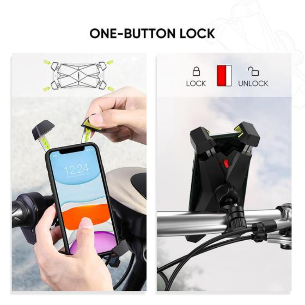 UGREEN 60989 BIKE PHONE MOUNT BLACK - Image 2