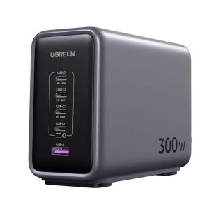 UGREEN NEXODE 90903B 5-PORTS GAN 300W DESKTOP FAST CHARGER(4XUSB-C,1XUSB-A)