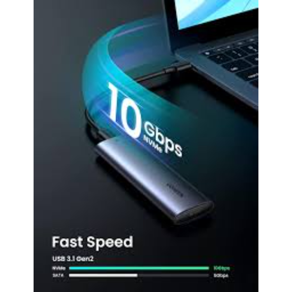 UGREEN 10902 M.2 NVME PORTABLE SSD ENCLOSURE 10GBPS - Image 3