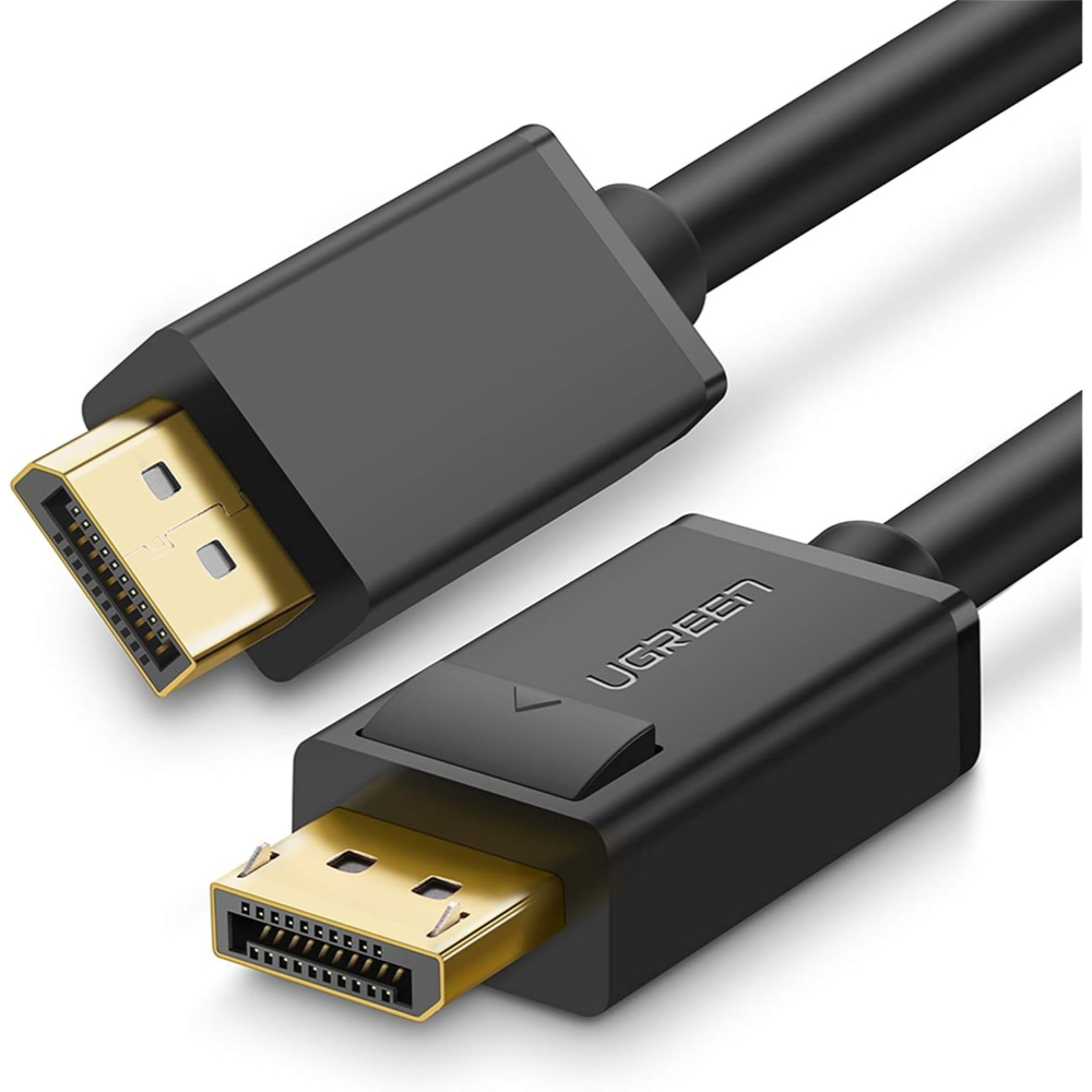 UGREEN 10244 DISPLAY PORT TO DISPLAY PORT CABLE 1M 4K@60HZ 3D BLACK