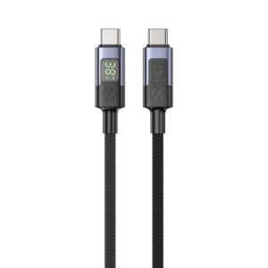UNITEK C14158ABK01-2M USB-C TO C CHARGING CABLE WITH LED DISPLAY 60W 2M BRAIDED