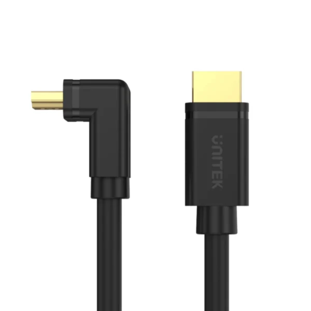 UNITEK Y-C1002 HDMI TO HDMI RIGHT ANGLE 90° CABLE 3M 4K@60HZ