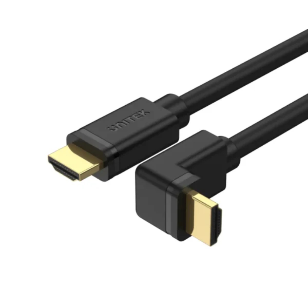 UNITEK Y-C1002 HDMI TO HDMI RIGHT ANGLE 90° CABLE 3M 4K@60HZ - Image 6