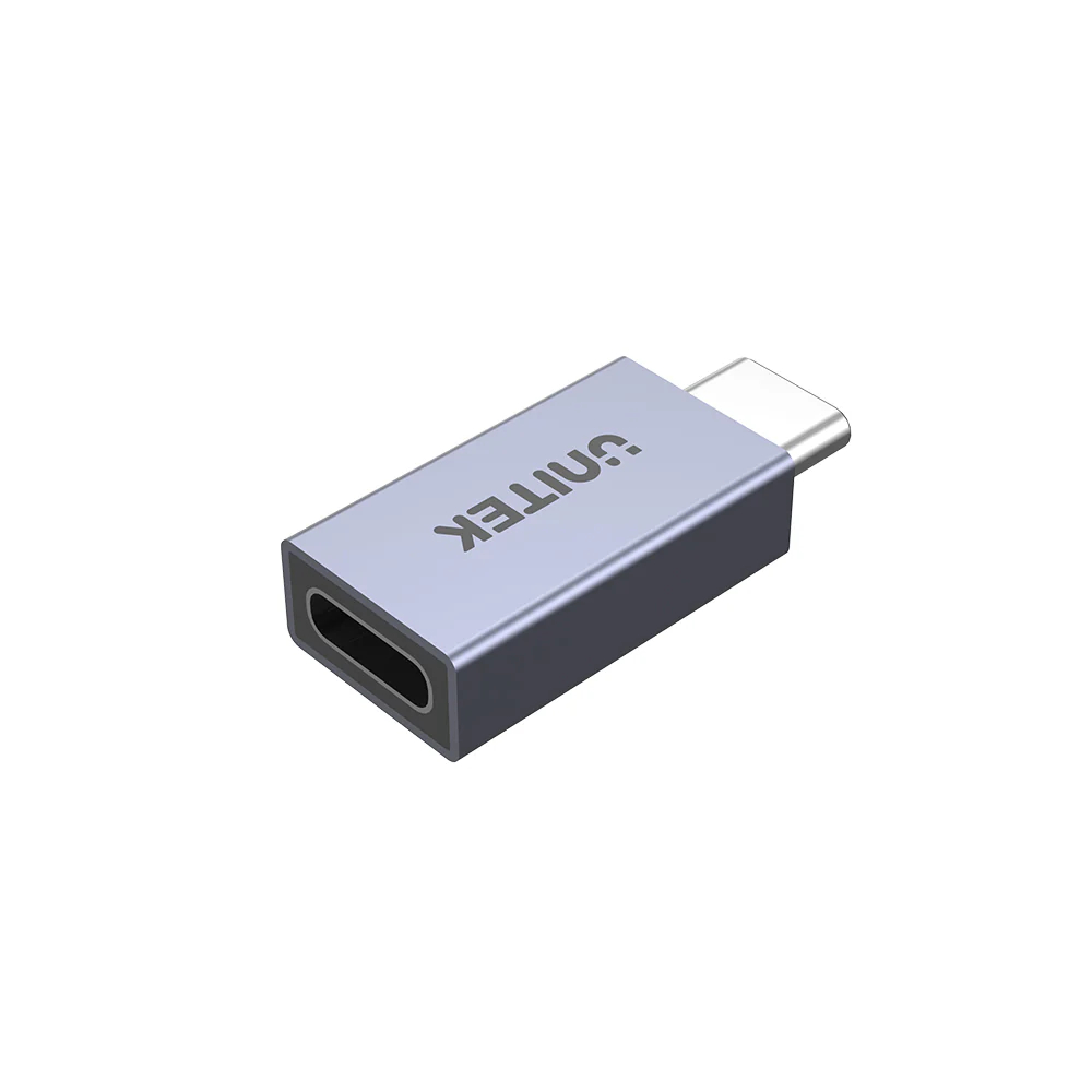 UNITEK A1038GY01 USB-C MALE TO USB-C F/M ADAPTER 8K@60HZ PD240W 40GBPS - Image 4