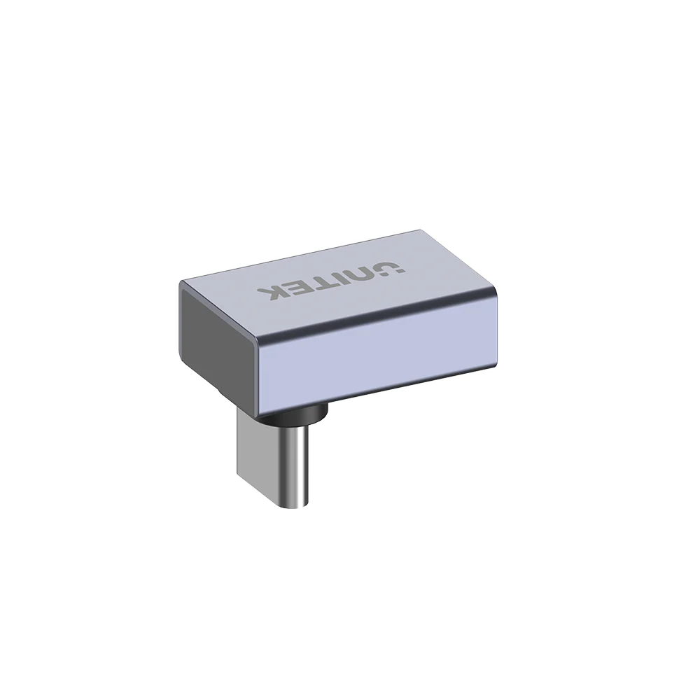 UNITEK A1039GY01 USB-C 90 DEGREE RIGHT ANGLE MALE TO F/M ADAPTER 8K 240W - Image 2