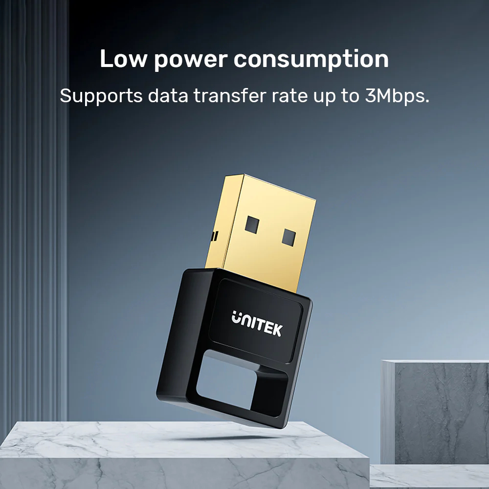UNITEK B105B USB BLUETOOTH 5.3 ADAPTER - Image 2