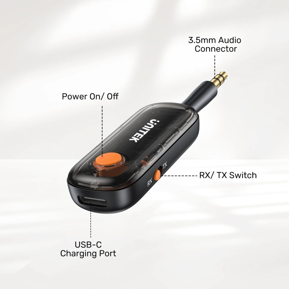 UNITEK B1111A01 2-IN-1 BLUETOOTH TRANSMITTER RECEIVER - Image 10