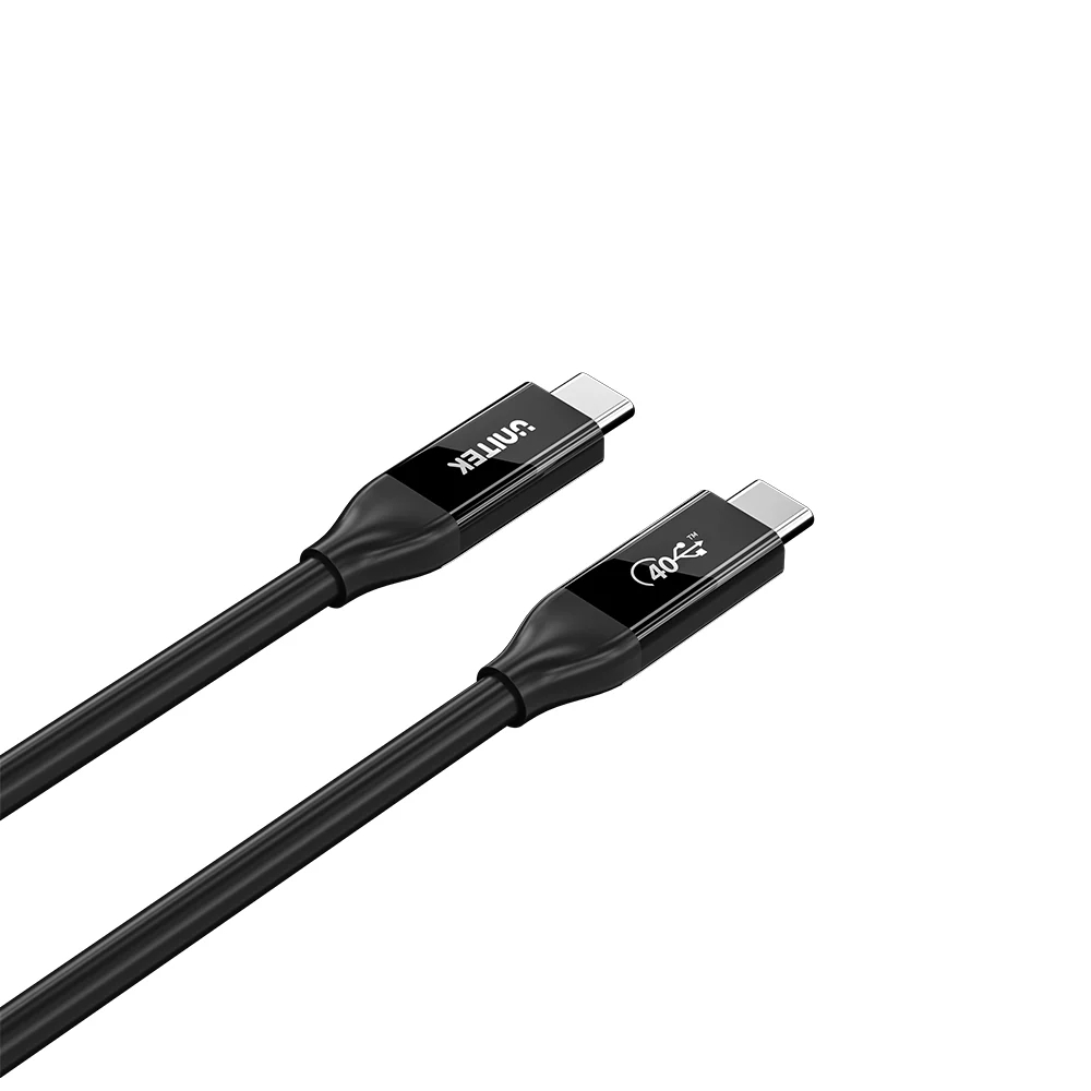 UNITEK C14100ABK01-2M USB4 THUNDERBOLT 3 & 4 USB-C TO C CABLE 240W 8K@60HZ - Image 2