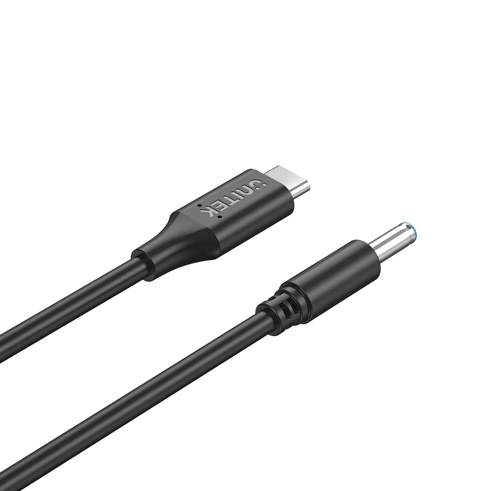 UNITEK C14117BK-1.8M USB-C TO DC HP BLUE PIN ( 4.5 X 3MM ) POWER CHARGING CABLE 65W - Image 2