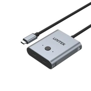 UNITEK D1078A USB-C BIDIRECTIONAL SWITCH ( 2-IN-1 OUT / 1-IN-2 OUT )