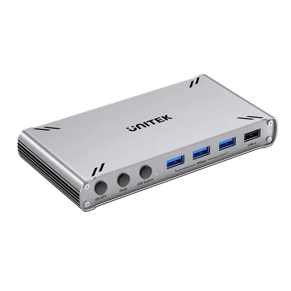 Unitek D1118AGY01-EU USB-C 10Gbps HDMI Split-Screen KVM Switch