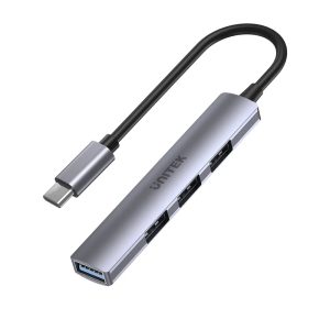 UNITEK H1208B uHUB Q4 4-IN-1 USB-C TO 4-PORT USB HUB