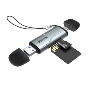 UNITEK R1010A USB-C/A DUAL CONNECTOR CARD READER SD/MICRO SD SUPPORT