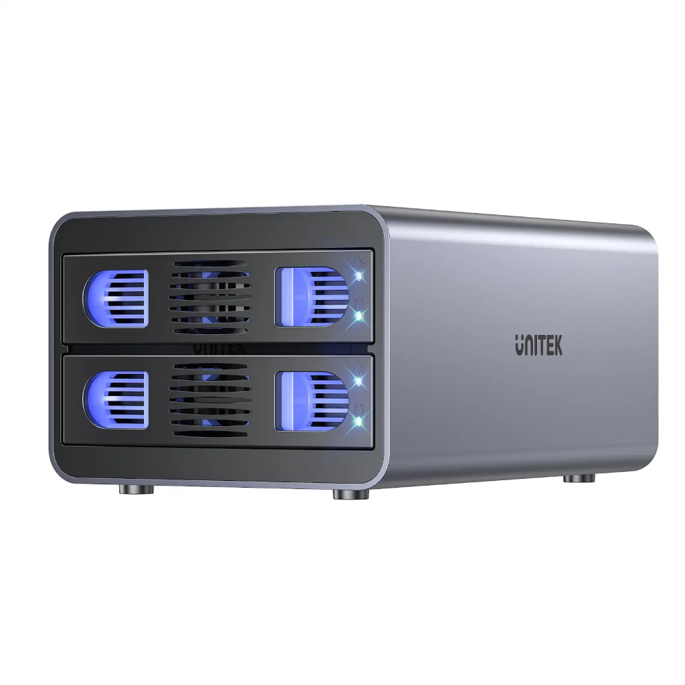 UNITEK S1308B01-EU 2BAY 2.5''/3.5'' SATA EXTERNAL HAR DRIVE ENCLOSURE