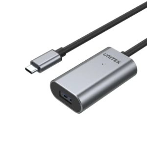 UNITEK U304A USB-C MALE TO USB-A F/M ACTIVE EXTENSION CABLE 5M 5GBPS