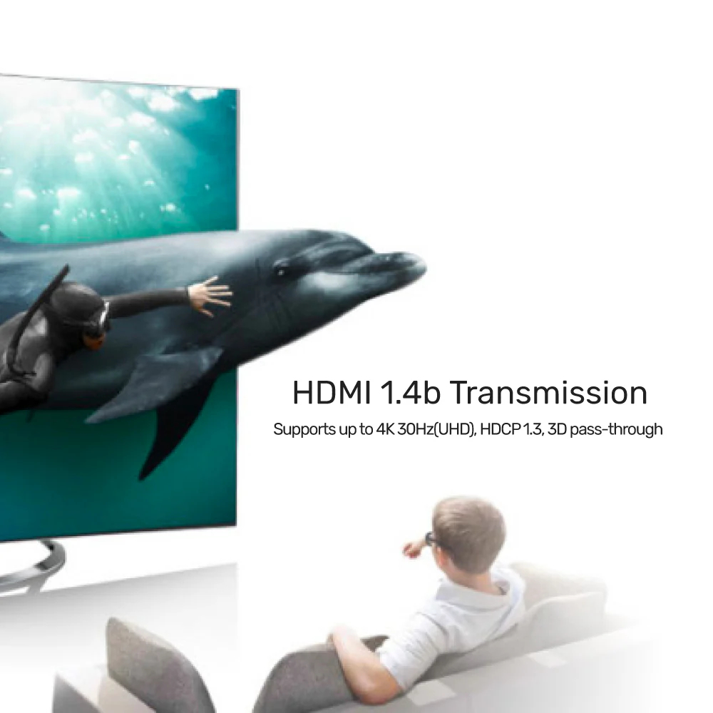 UNITEK V1109A 4K HDMI SPLITTER 1 IN 4 OUT 3D FULL HD - Image 5