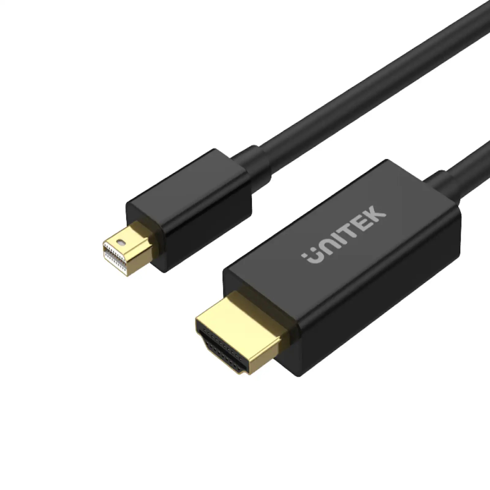 UNITEK V1152A MINI DISPLAY PORT TO HDMI CABLE 2M 4K@30HZ - Image 2