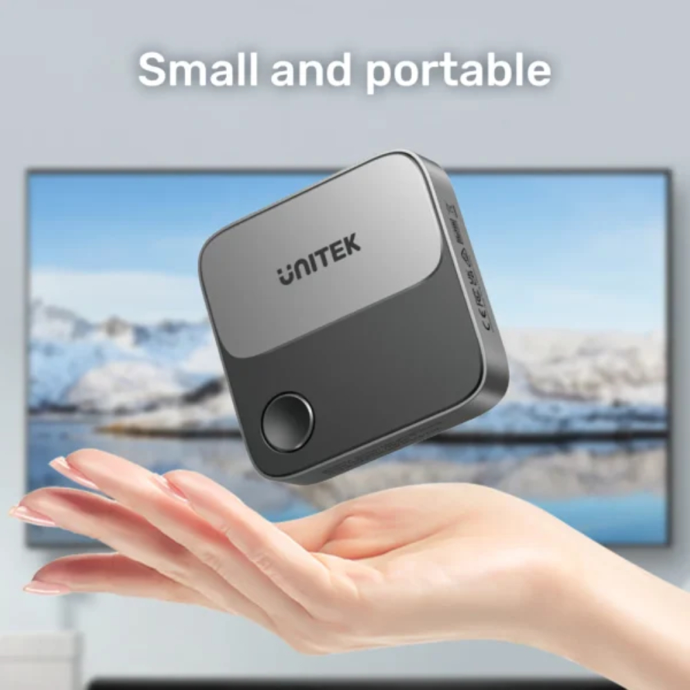 UNITEK V1162B01 WIRELESS SCREEN MIRRORING DEVICE 4K@60HZ - Image 4