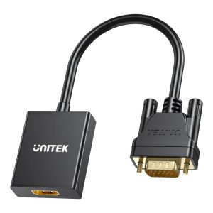 UNITEK V1112ABK01 VGA TO HDMI ADAPTER