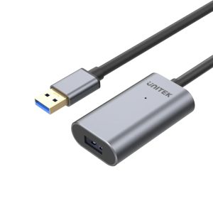 UNITEK Y-3004 USB 3.0 MALE TO F/M ACTIVE EXTENSION CABLE 5M (SIGNAL BOOSTER)