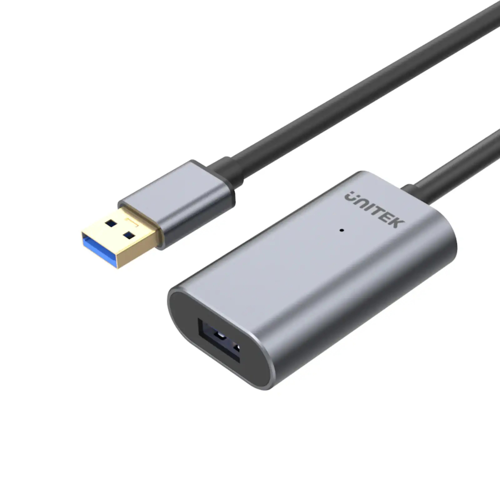 UNITEK Y-3004 USB 3.0 MALE TO F/M ACTIVE EXTENSION CABLE 5M (SIGNAL BOOSTER)