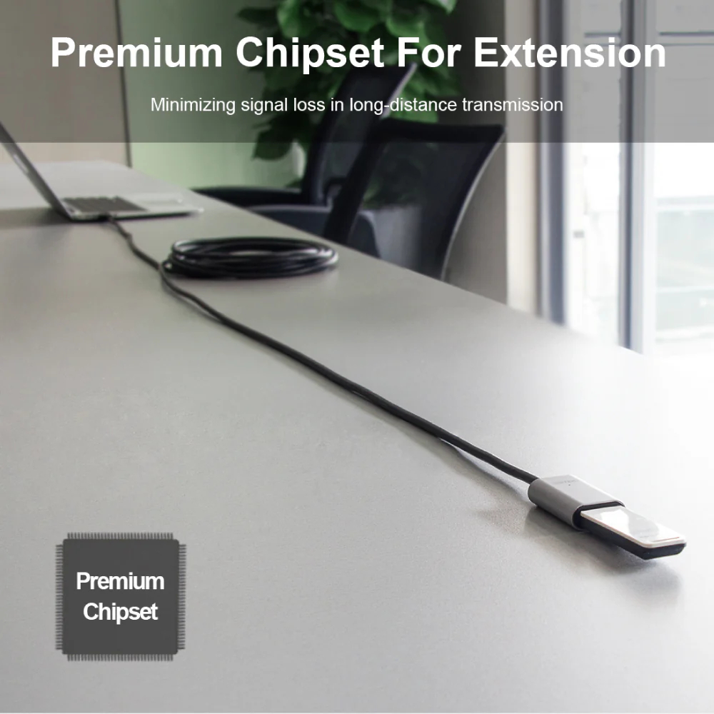 UNITEK Y-3004 USB 3.0 MALE TO F/M ACTIVE EXTENSION CABLE 5M (SIGNAL BOOSTER) - Image 5