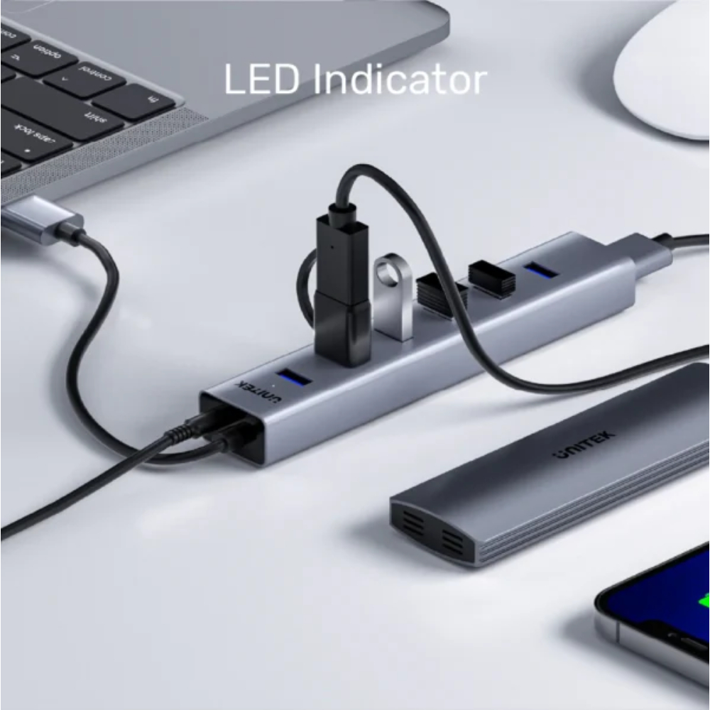UNITEK Y-3090 uHUB S7 7-PORT USB 3.0 POWERED HUB 5GBPS 40CM - Image 3