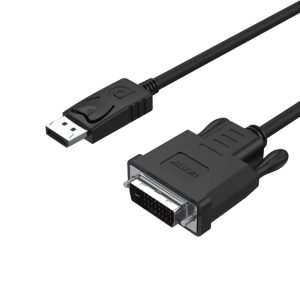UNITEK Y-5118BA DISPLAY PORT TO DVI CABLE 1.8M FULL HD