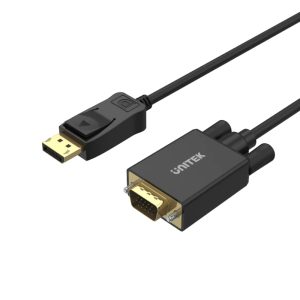 UNITEK Y-5118F DISPLAY PORT TO VGA CABLE 1.8M FULL HD