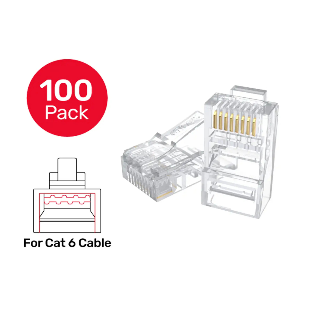 UNITEK Y-OT19TP CAT6 RJ45 LAN CONNECTORS BOX ( 100PCS ) - Image 2