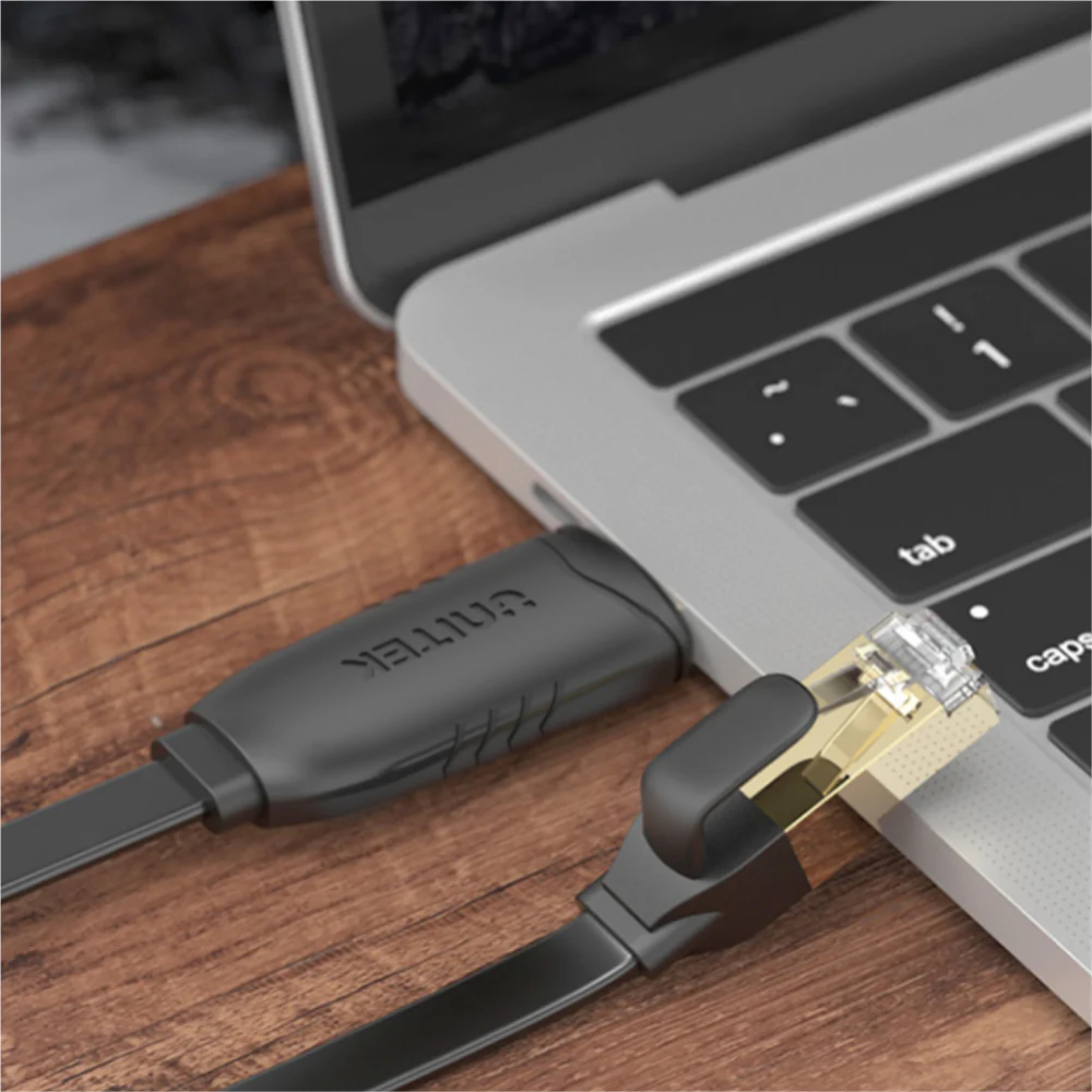 UNITEK Y-SP02001B USB 2.0 TO RJ45 CONSOLE ROLLOVER FLAT CABLE 1.8M - Image 6