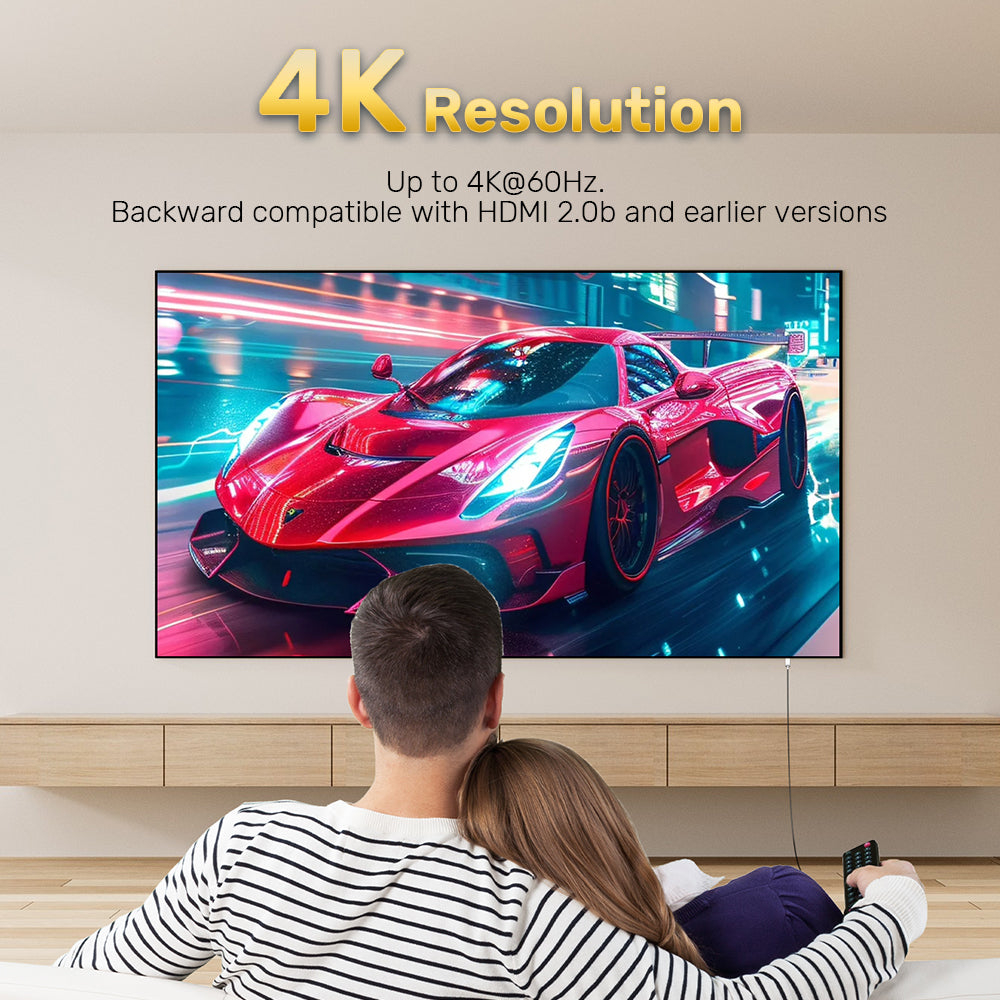 UNITEK C11092ASL-10M HDMI TO HDMI FIBER OPTIC CABLE 4K@60HZ 10M - Image 8