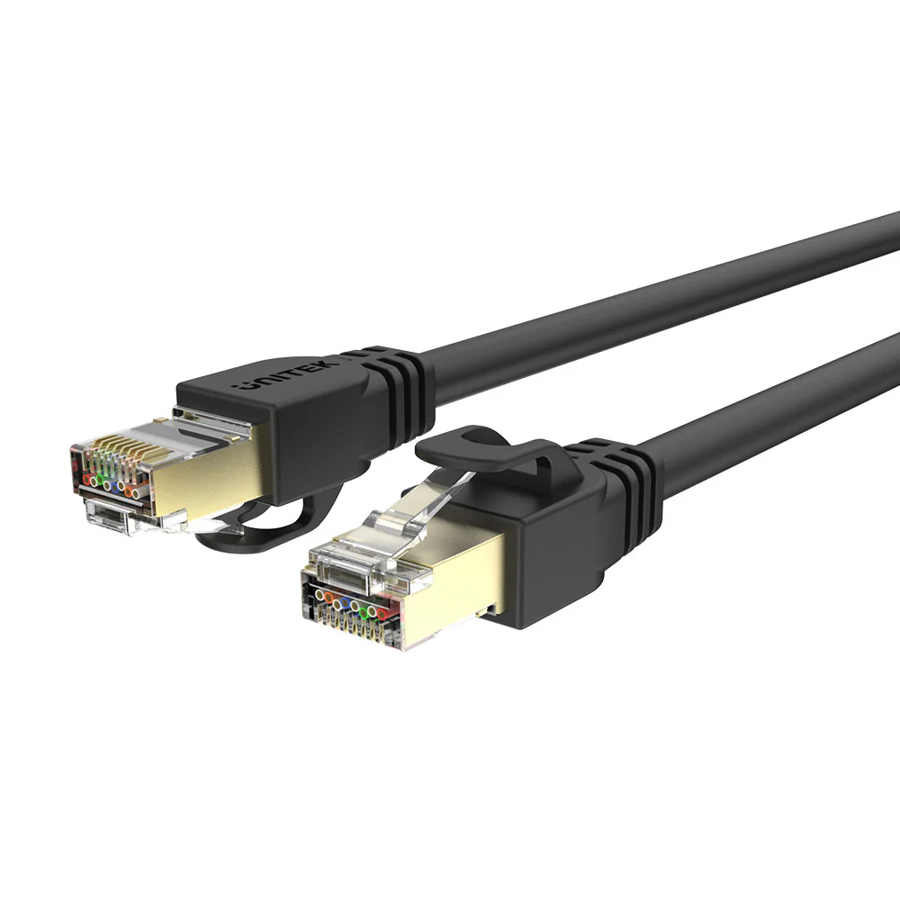 UNITEK C1810EBK CAT7 SSTP RJ45 ETHERNE CABLE BLACK - Image 7