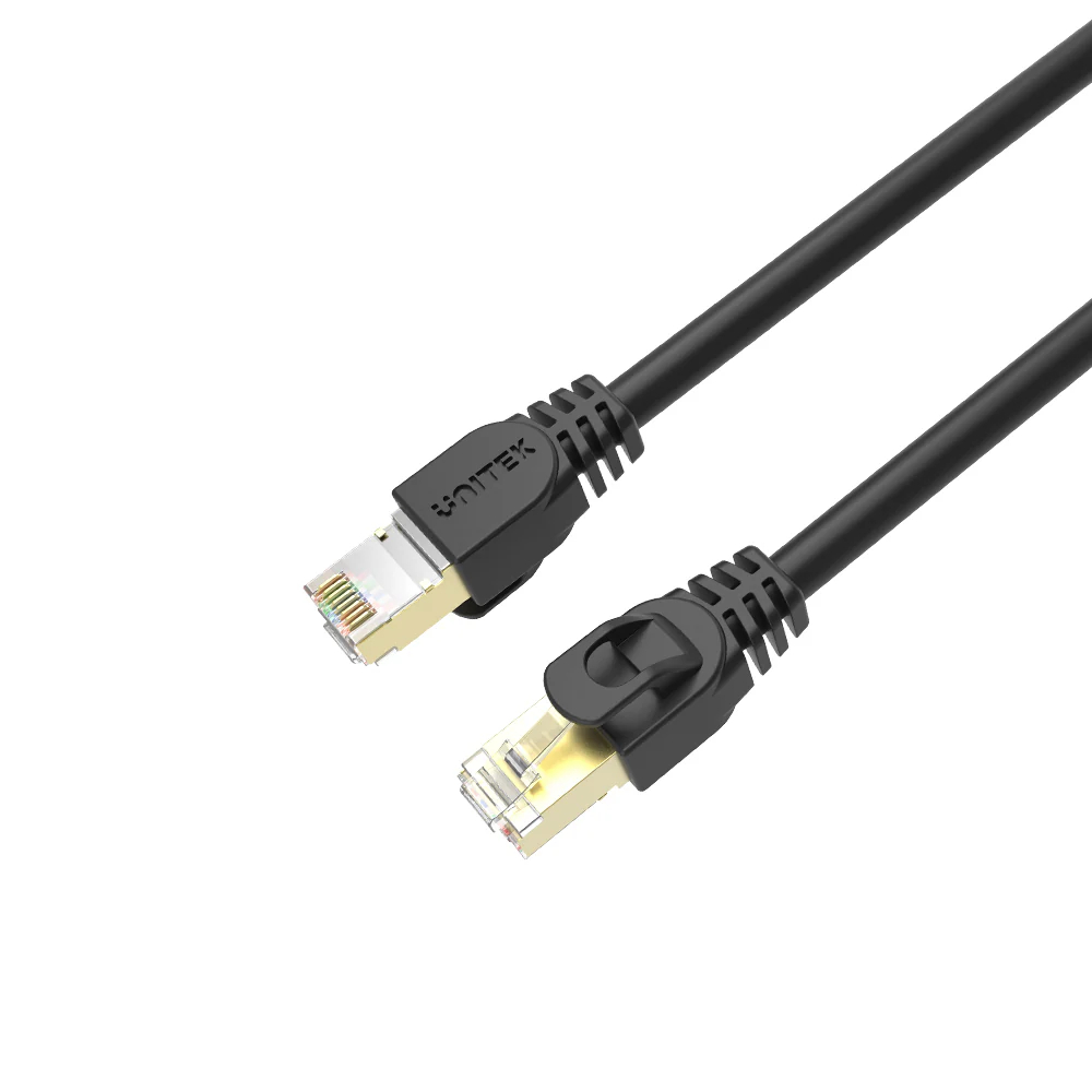 UNITEK C1810EBK CAT7 SSTP RJ45 ETHERNE CABLE BLACK - Image 5