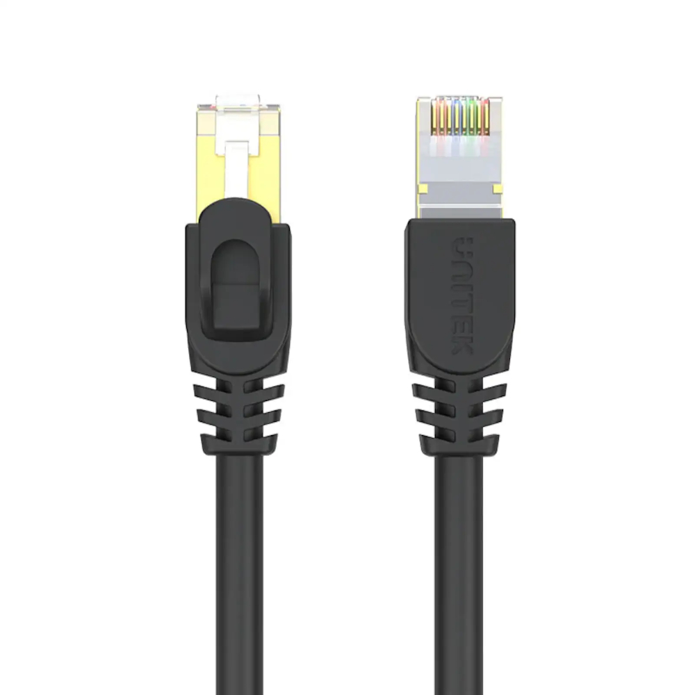 UNITEK C1810EBK CAT7 SSTP RJ45 ETHERNE CABLE BLACK