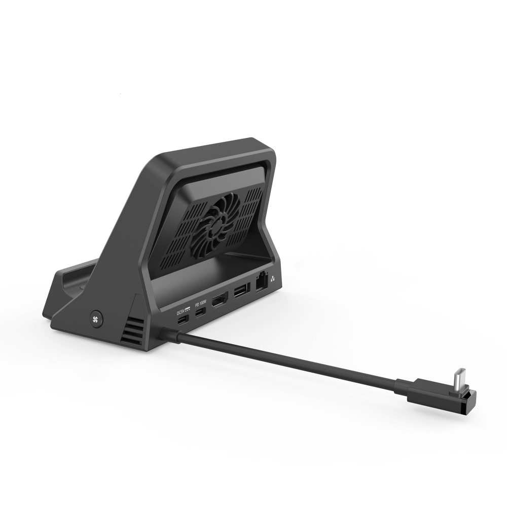 UNITEK D1097A COOLING DOCK PRO FOR STEAM DECK 7-IN-1 MULTI-FUNCTION COOLER DOCKING ( 2XUSB-A, USB-C, HDMI, DP, ETHERNET+PD 100W ) - Image 6