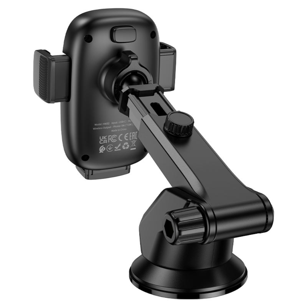 HOCO HW32 Crown Fast Wireless Charging Car Holder - Image 4