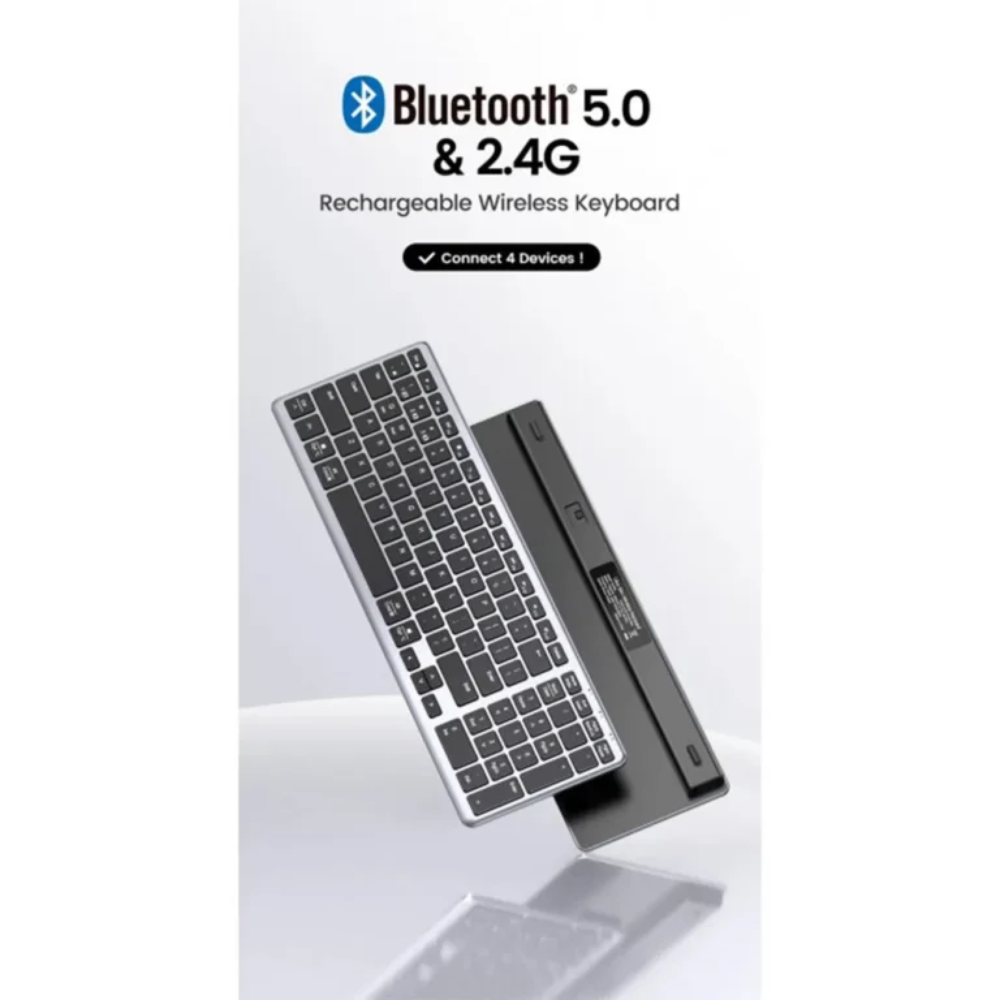 UGREEN 15258 Ultra Slim Wireless Keyboard Bluetooth 5.0 & 2.4G - Image 7