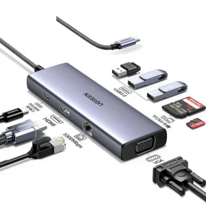 UGREEN 15600 9-In-1 USB-C Multifunctional Docking Station