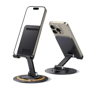UGREEN 35152 360 ROTATION FOLDABLE DESKTOP PHONE STAND BLACK