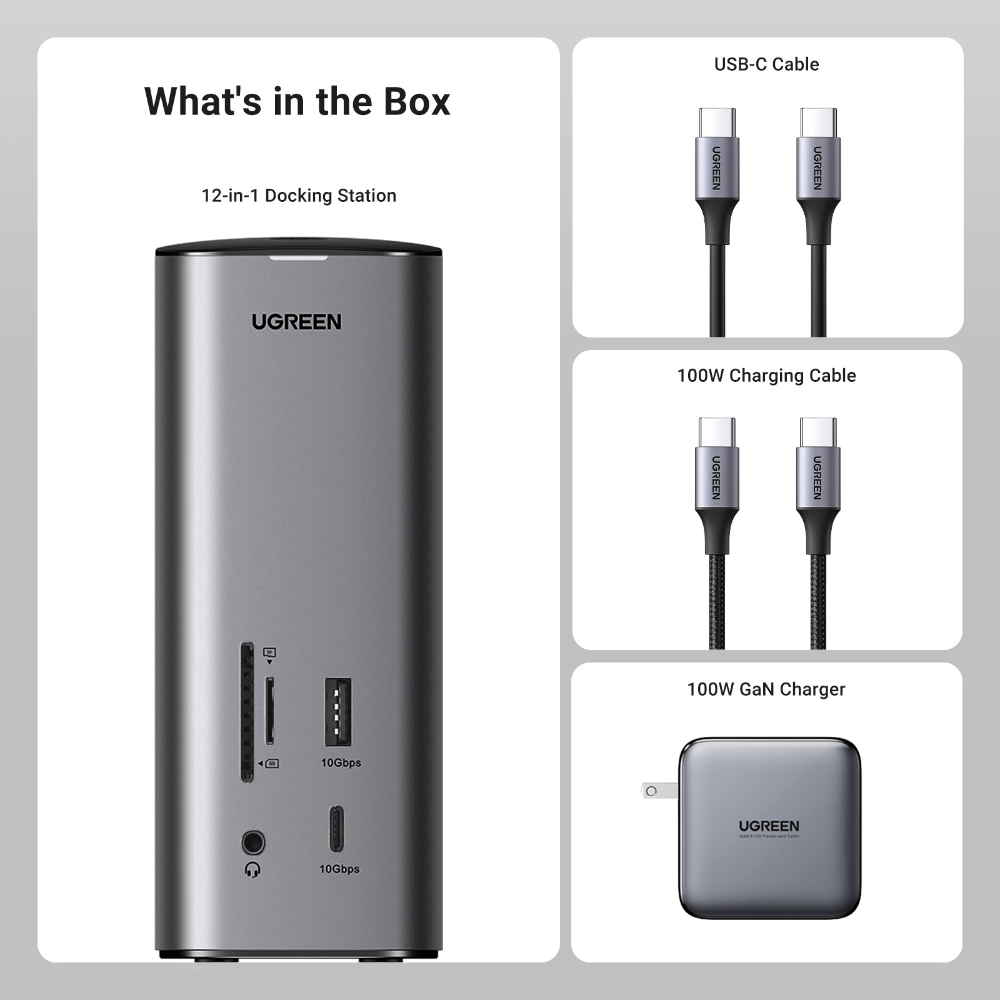 UGREEN 90325 Revodok Pro 12-in-1 Docking Station with 8K HDMI - Image 8