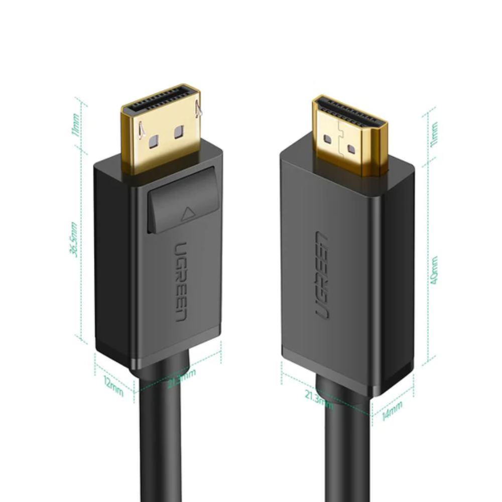 UGREEN 10203 DISPLAY PORT TO HDMI M/M CABLE 3 METER - Image 6