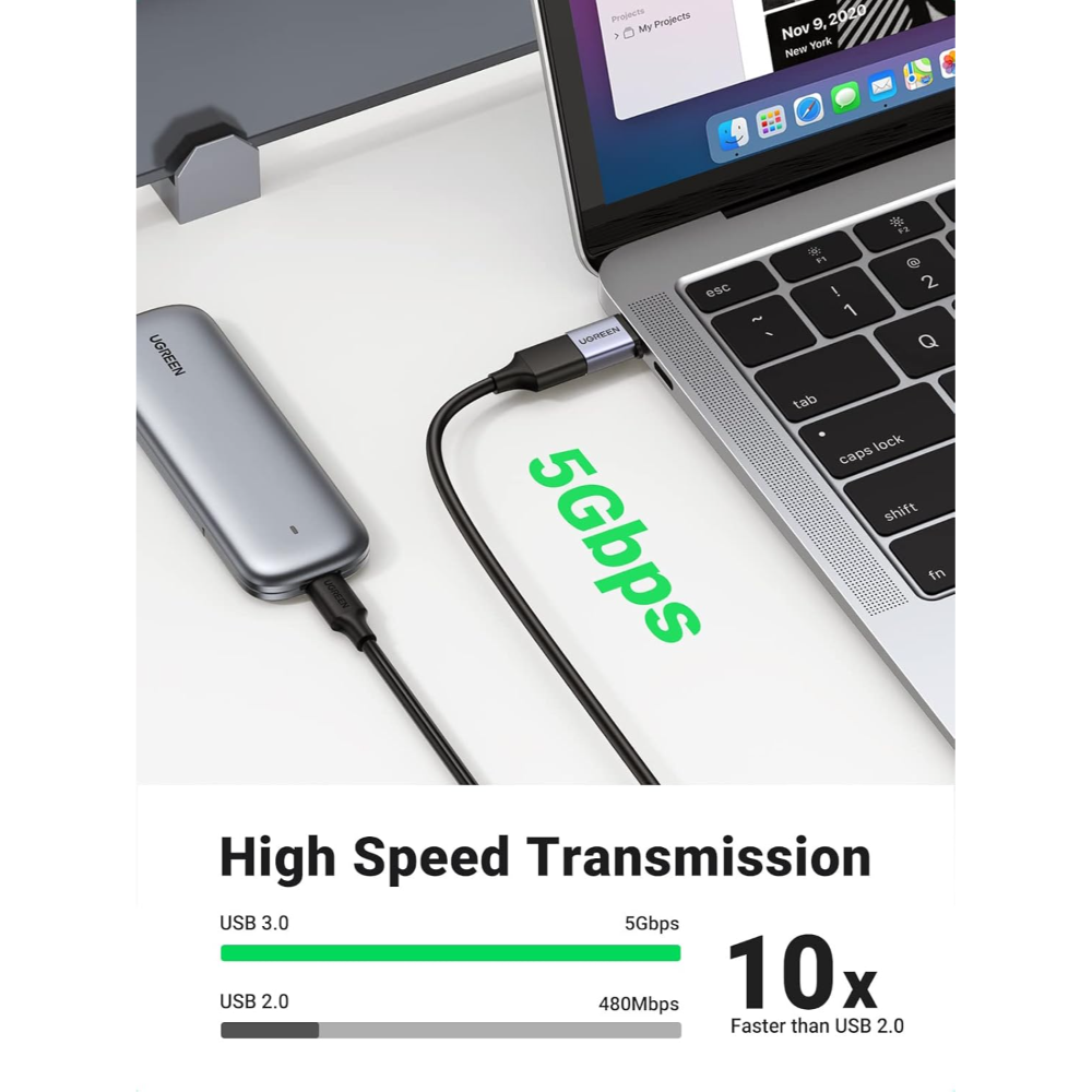 UGREEN 50283 TYPE-C TO USB 3.0 F/M ADAPTER - Image 2