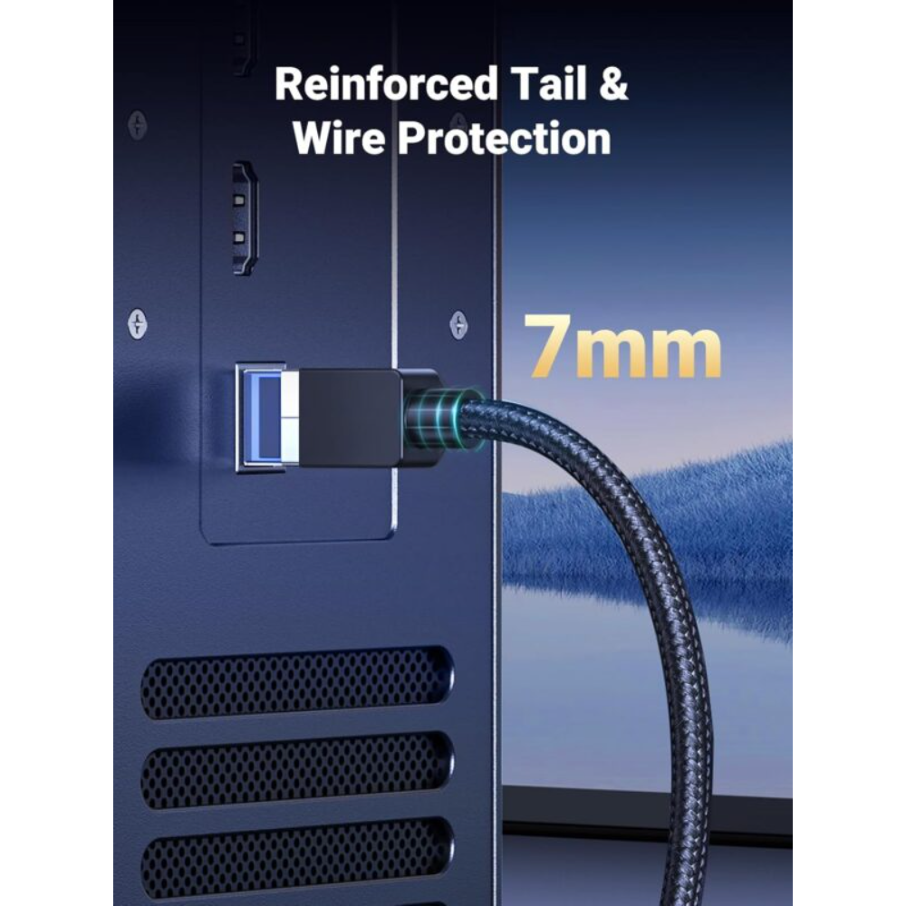 UGREEN 80432 CAT8 SHIELDED ROUND LAN CABLE 3M BRAIDED - Image 5