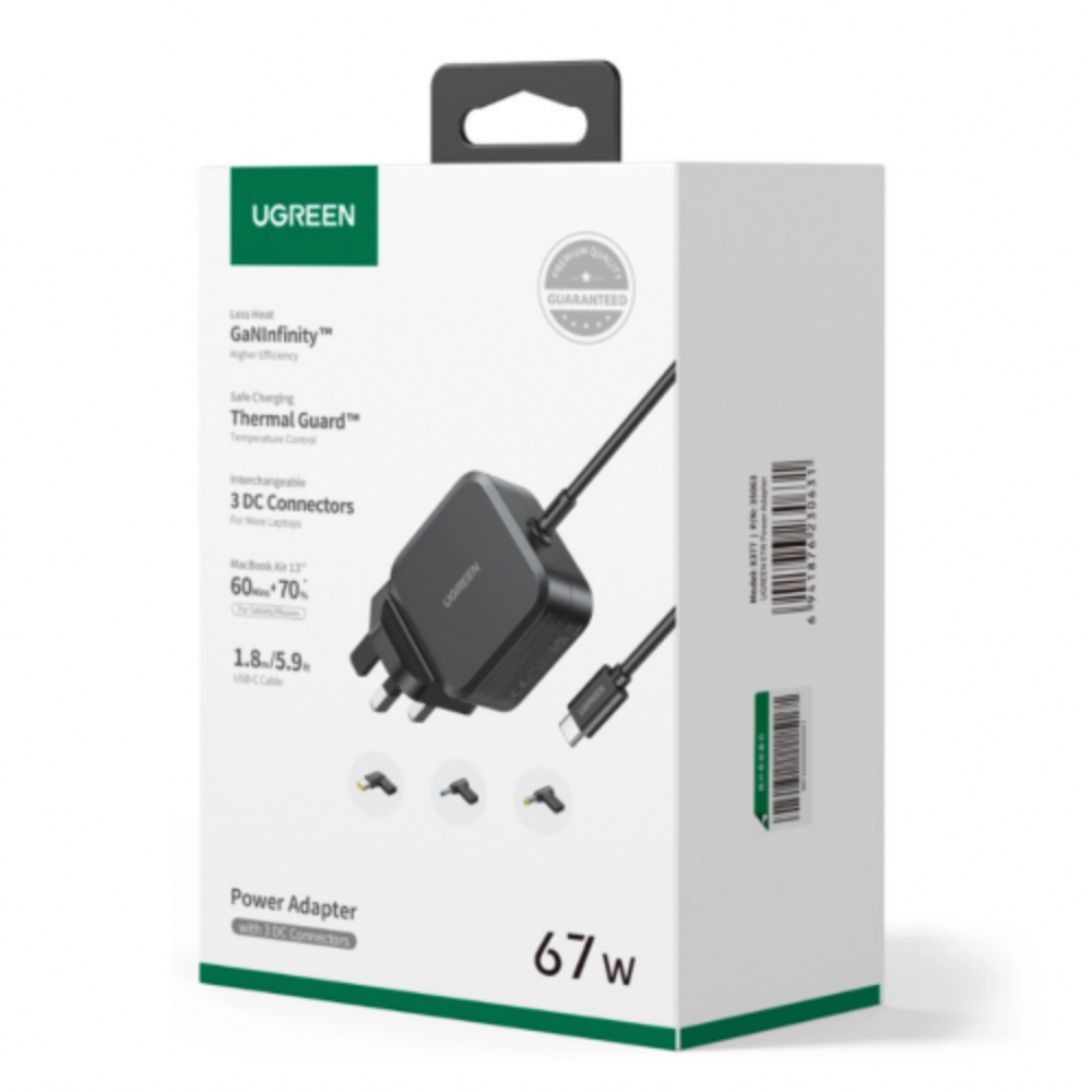 UGREEN 35063 67W Power Adapter (UK Plug) Universal Laptop Charger - Image 5