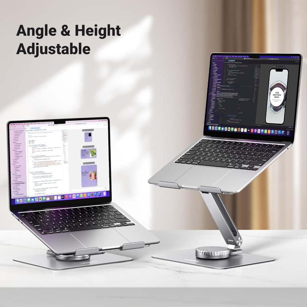 UGREEN 90849 Adjustable 360 Rotating Laptop Stand – Ergonomic Holder - Image 6