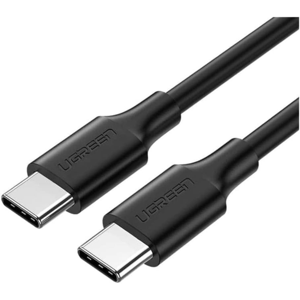 Ugreen 60788 USB 2.0 Type C TO Type C Cable 3A Fast Charging Cable TPE 3M Black