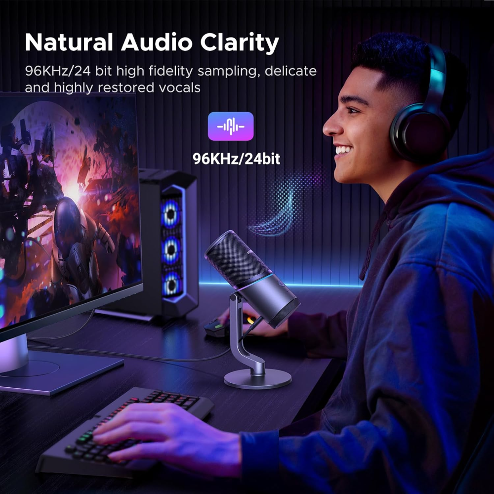 UGREEN 35629 Gaming USB Microphone With RGB Lights - Image 5